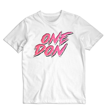 PINK DON OG WHT TEE